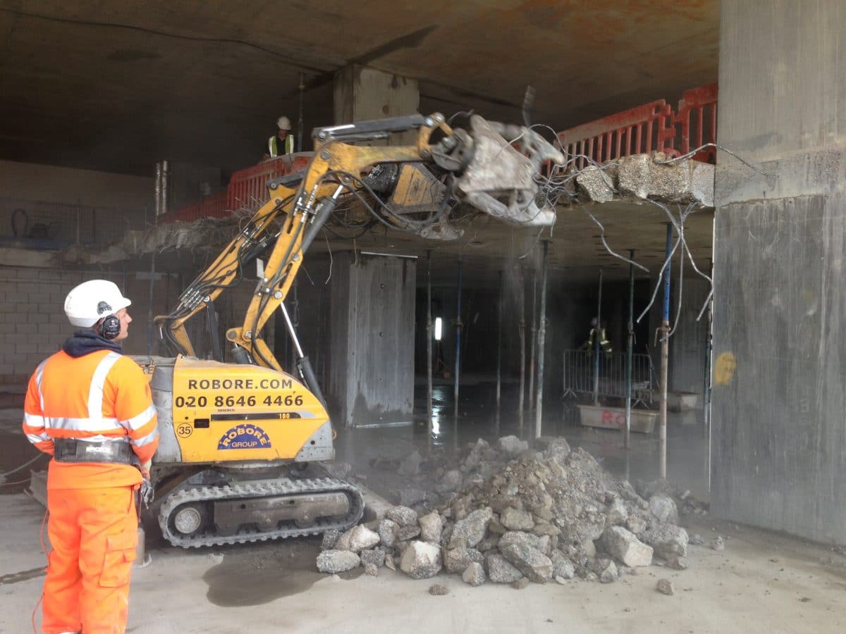 Concrete Crunching | Concrete Demolition Company | Robore